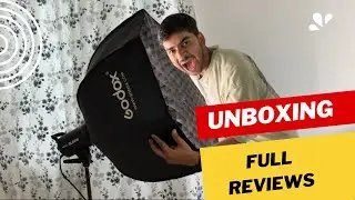 Godox Softbox light || Unboxing || Full Review Video || best soft box light || video light