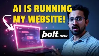 Bolt.New AI Tutorial | AUTOMATE WEBSITE content using AI FAST!
