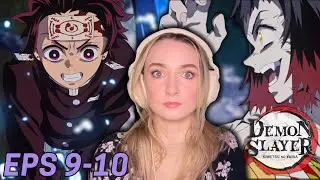 Together Forever!? They better be... | DEMON SLAYER Episodes 9 and 10 Reaction + Review!