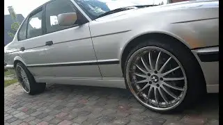 BMW e34 525 tds M Technic on r20 Breyton rims