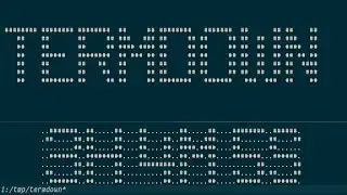termdown, curses-based countdown timer in terminal, FIGlet-style