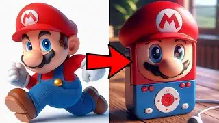 Mario Brothers in The Form of an Mp3 Player