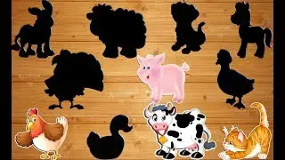 ❤【Обучающее и веселое видео для малышей】Farm Animals🐓🐖🐎🐑🐄🦓🦆🦃🐈🐕