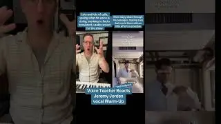Voice Teacher Analyzes Jeremy Jordan's Vocal Warm-Up!