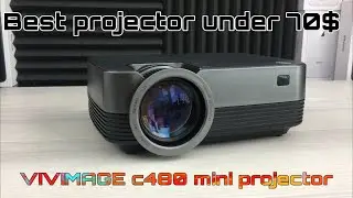 VIVIMAGE c480 mini projector REVIEW: BEST projector under 70$