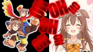 【Hololive】Inugami Korone's banjo and kazooie imitate【ENG SUB】