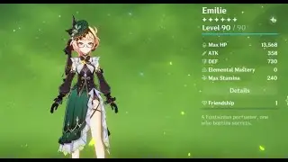 EMILIE MAX ASCEND | WISHING FOR EMILIE / LEVELING UP EXP 90 AND TALENTS