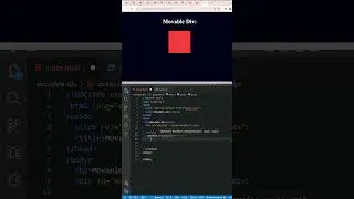 Moveable Div using Javascript.