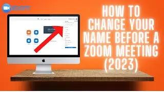 How To Change Your Name BEFORE A Zoom Meeting ✅