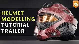 Blender | Recon Helmet Modelling Tutorial Trailer