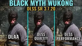 Black Myth Wukong vs DLSS SR 3.7.20 - Image and Performance Comparison - RTX 3070 - 1440p