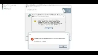 Fix For Windows Error 1723 and Error 5