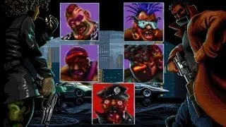 ВСЕ БОССЫ HUNTDOWN #1 AREA:THE HOODLUM DOLLS! #huntdown на #PlayStation
