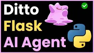 NEW Ditto AI Flask Simple Coding Agent!🤖 Free Open Source (BabyAGI) Build Apps w/ One Prompt!