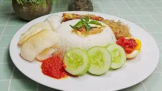 resep lengkap nasi uduk dan topingnya,telur balado,bakwan renyah dan bihun goreng,cooking