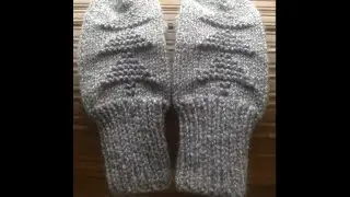 ❄ Вязаные варежки ❄ Вязание спицами для начинающих ❄Часть 2 Женские варежки ❄