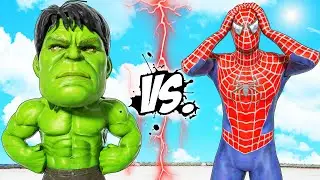 BIG HEAD HULK VS SPIDER-MAN (2002) - SUPER EPIC BATTLE | KjraGaming