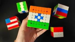 Flags of 10 countries with the largest POPULATION in the world on a Rubik's cube | PIXEL