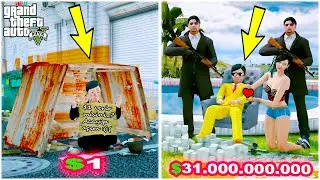 FAKİR ÇOCUK MAFYALARI KANDIRIYOR VE MAFYA BABASI OLUYOR! - GTA 5