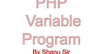 PHP Variable Program