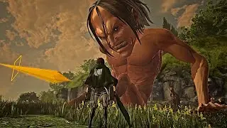 Attack On Titan 2 - YMIR TITAN Boss Fight (4K60fps)