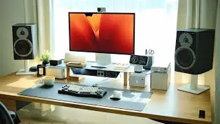 MY 2023 Dream Cozy Desk Setup  // Ergonofis Standing Desk, Ugmonk Gather Collection and more!