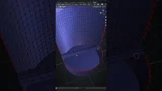 Blender Topology Exercise #blender3d #topology #tutorial #shorts