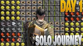 SOLO JOURNEY ON RAMPAGE DAY 1 LAST ISLAND OF SURVIVAL