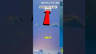 Boost FPS in any GAME #fpsboost