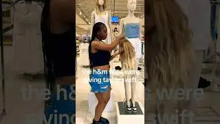 The H&M wigs were giving Taylor Swift 😭 