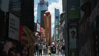 Times Square Hot Dog Confetti Canon 
