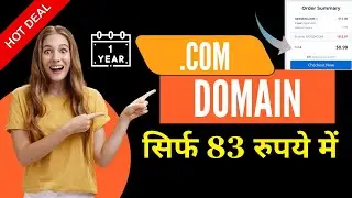 .COM Domains ₹83/Year Buy Domains | Rs 83 Domain Offer 