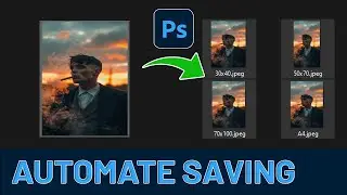 Automate Saving Different Sizes in Photoshop  With Script - Use ChatGPT/Perplexity tutorial