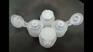 293Sec Welltec injection molding machine -- flip top cap production