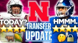Nebraska & Shiyazh Pete UPDATE👀 + COMMIT TODAY🤔 + ANNOUNCEMENT🎆 | Husker Football Transfer Portal
