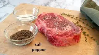 Rib Eye Steak with Compound Butter Recipe Video