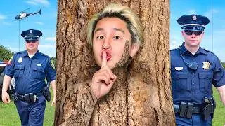 EXTREME CAMOUFLAGE HIDE AND SEEK VS POLICE!