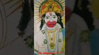 Drawing the legend Hanuman |jai hanuman 🚩🚩|jai shree 🙏🙏🚩🚩