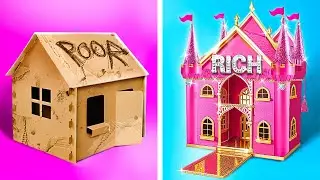 REICH vs PLEITE mit PAPPE BASTELN 💸✨ Selbstgemachte Gadgets! Ratgeber für schlaue Eltern von 123 GO!