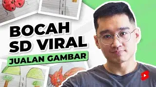 Bocah 4 SD Viral Jualan Gambar Lewat Shopee!?