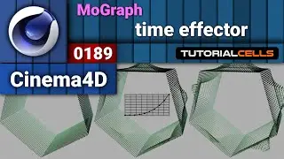 0189. mograph time effector in cinema 4d