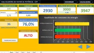 Calculadora Correção Fator de Potência - Diminua sua conta de energia.
