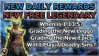 RAID Shadow Legends | New Daily Rewards and Free Leggo + Epics! | Full Review of Abilities