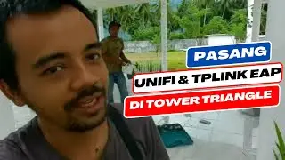 NEKAD PASANG UNIFI LITEBEAM DAN TPLINK EAP110 DI PALU SIGI PAKAI KABEL FIBEROPTIK CUACA MENDUNG LUR