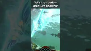 Subnautica Random Creature Spawns Mod Moment