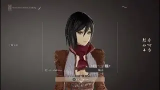 Mikasa (  ATTACK ON TITAN ) - Code Vein Character Customization