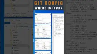 Git Config Location: Where does Git store system, local and user configuration data? || 