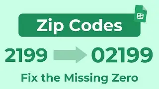 How To Keep Zeroes From Disappearing in Google Sheets
