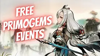 Genshin impact New Web Events | Free primogems |  Genshin Impact 2.4 events 