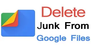 How to delete Junk from Google Files?